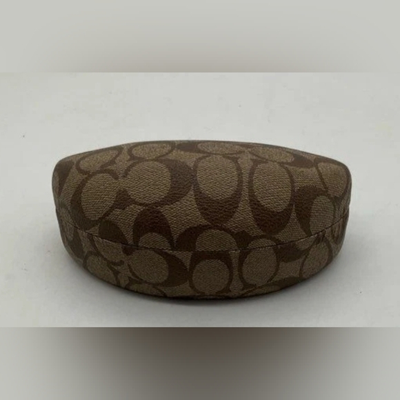 Coach Designer Tortoise Shell Brown Sunglasses + Case + Cloth - Picture 9 of 9